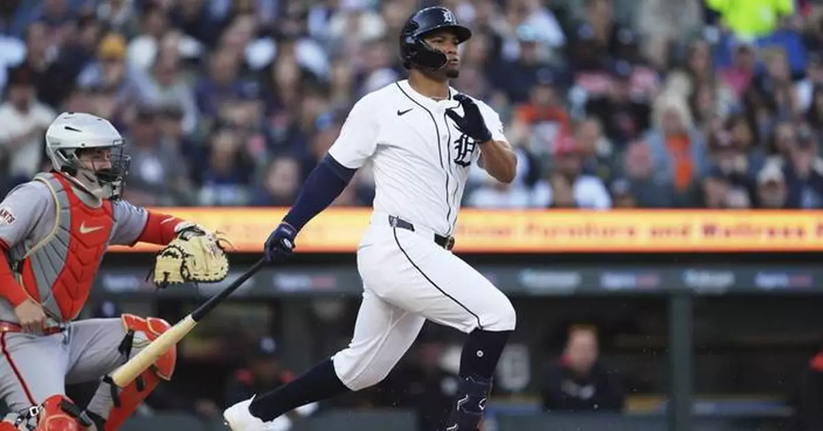 Tigers' Pérez homers in 1st at-bat in return to action after being sidelined with back inflammation