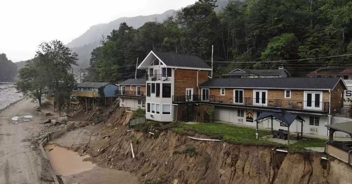 The scars from Hurricane Helene are healing slowly in this Appalachian tourist town