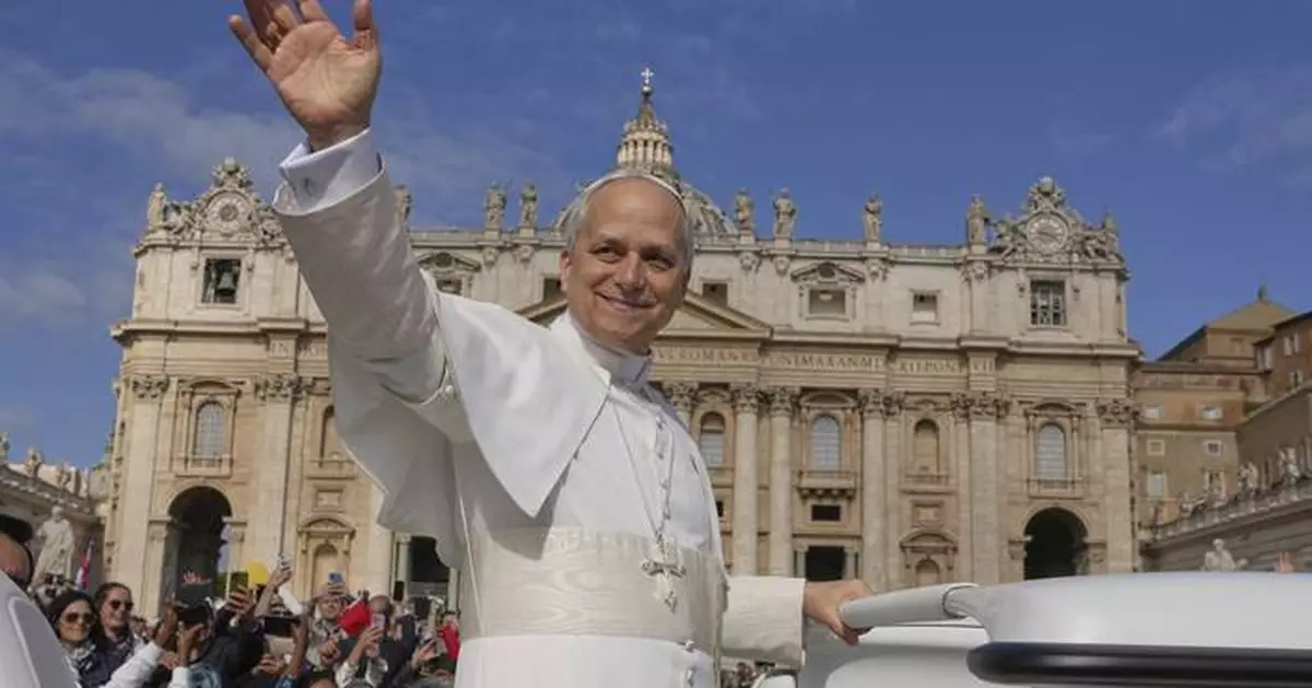 AP PHOTOS: Pope Leo XIV offers a message of love and unity in inaugural Mass in St. Peter's Square