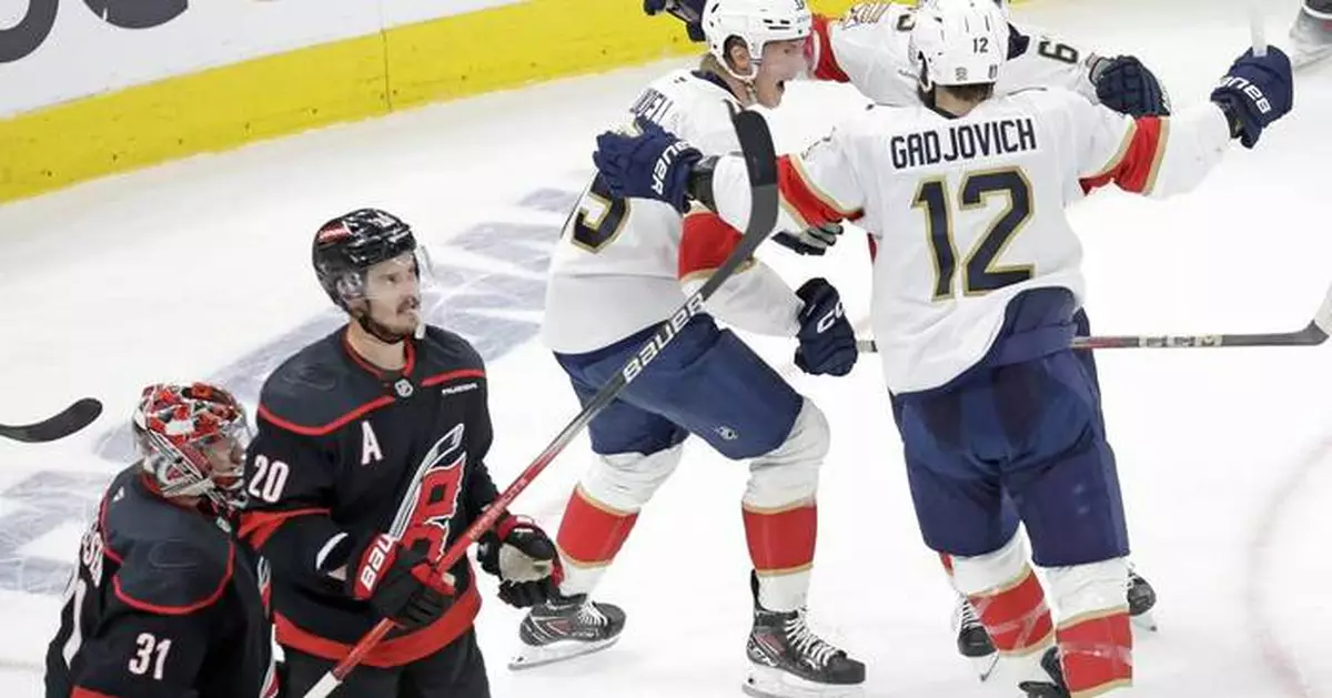 For Panthers, wrapping up 3rd consecutive trip to the Stanley Cup Final didn't lead to celebrating