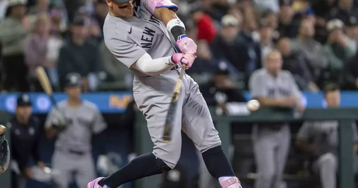 Judge’s MLB-leading 15th homer powers Yankees past Mariners 3-2