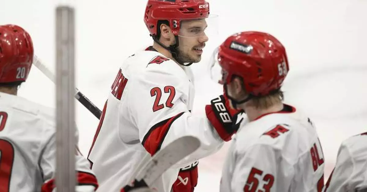 Jaccob Slavin scores in OT as the Hurricanes beat the Capitals in Game 1 of their 2nd-round series