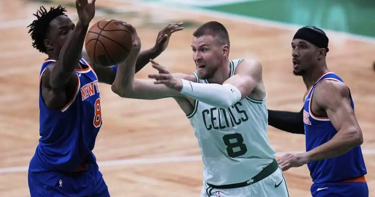Celtics' Porzingis misses second half of Game 1 loss to Knicks because of illness