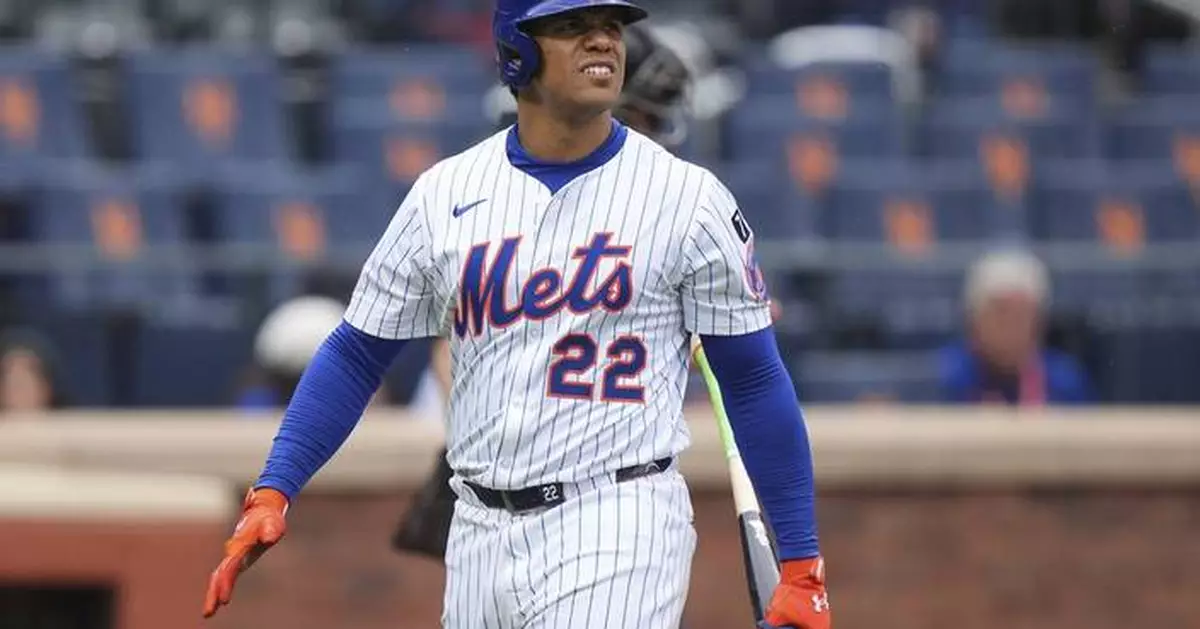 Soto falls deeper into slump with another hitless game in Mets' loss