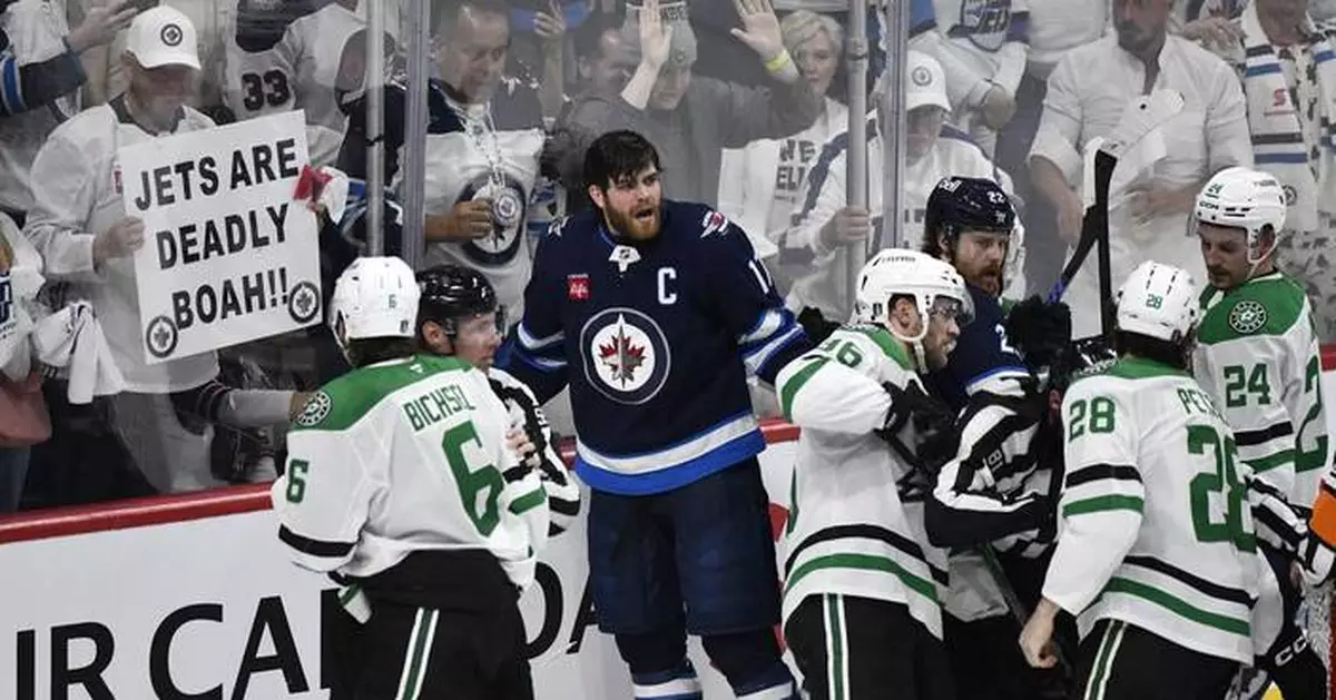 Jets beat the Stars 4-0 to force Game 6 in the Western Conference semifinal series