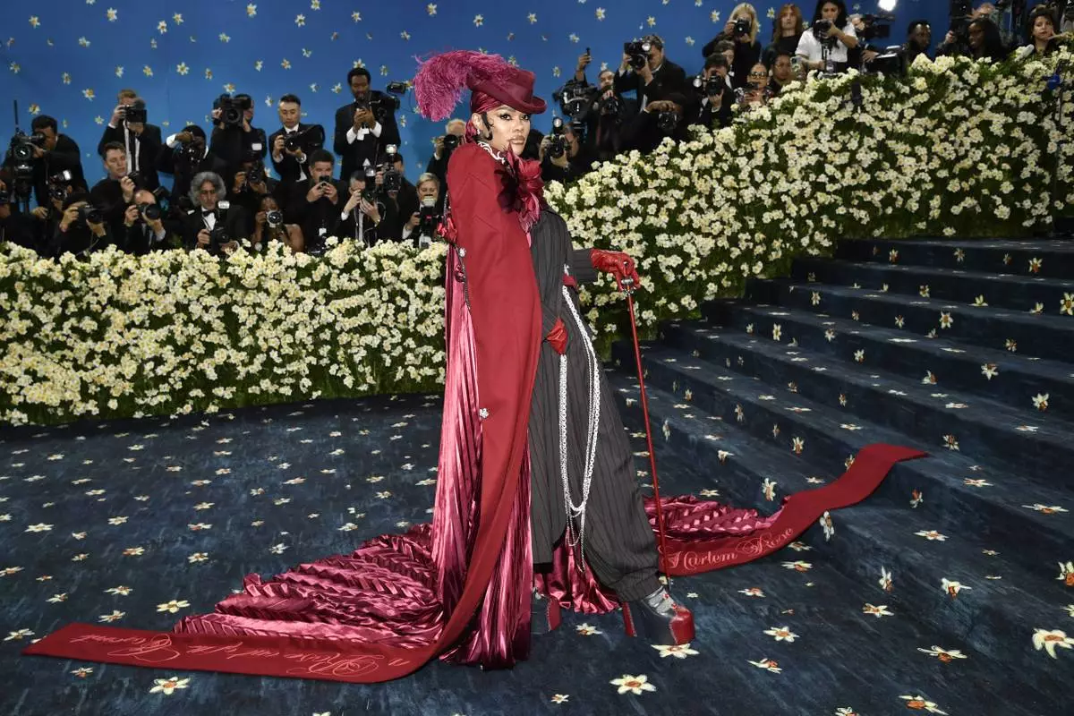 Teyana Taylor attends The Metropolitan Museum of Art's Costume Institute benefit gala celebrating the opening of the "Superfine: Tailoring Black Style" exhibition on Monday, May 5, 2025, in New York. (Photo by Evan Agostini/Invision/AP)