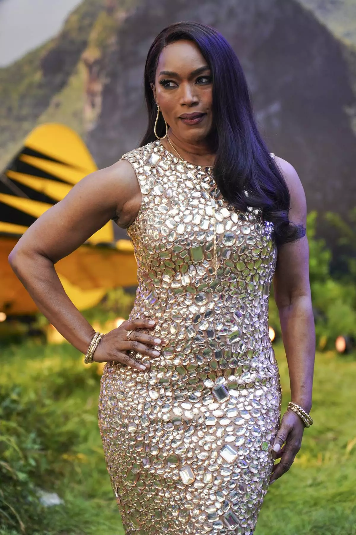 Angela Bassett poses for photographers upon arrival at the premiere of the film 'Mission: Impossible - The Final Reckoning' on Thursday, May 15, 2025, in London. (Photo by Alberto Pezzali/Invision/AP)