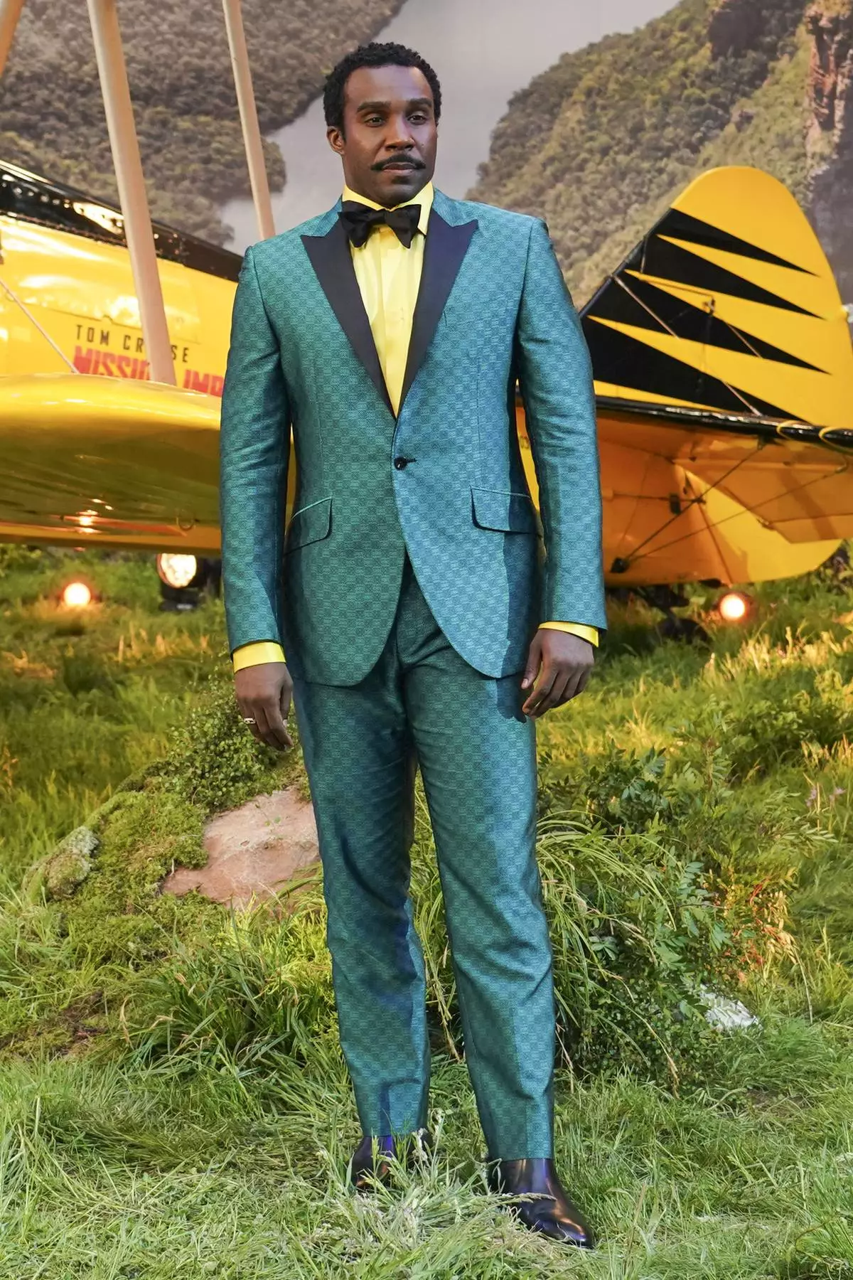 Tramell Tillman poses for photographers upon arrival at the premiere of the film 'Mission: Impossible - The Final Reckoning' on Thursday, May 15, 2025, in London. (Photo by Alberto Pezzali/Invision/AP)