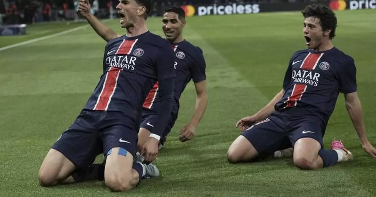 AP PHOTOS: PSG overpowers Arsenal to reach Champions League final