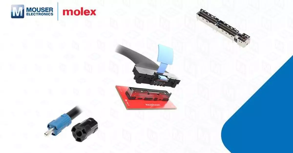 Authorized Distributor Mouser Electronics Stocks Extensive Selection of Molex Products