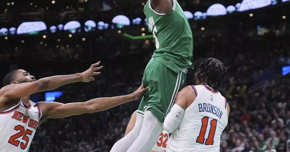 Knicks take a 2-0 lead over the Celtics after coming from 20 down again to win 91-90