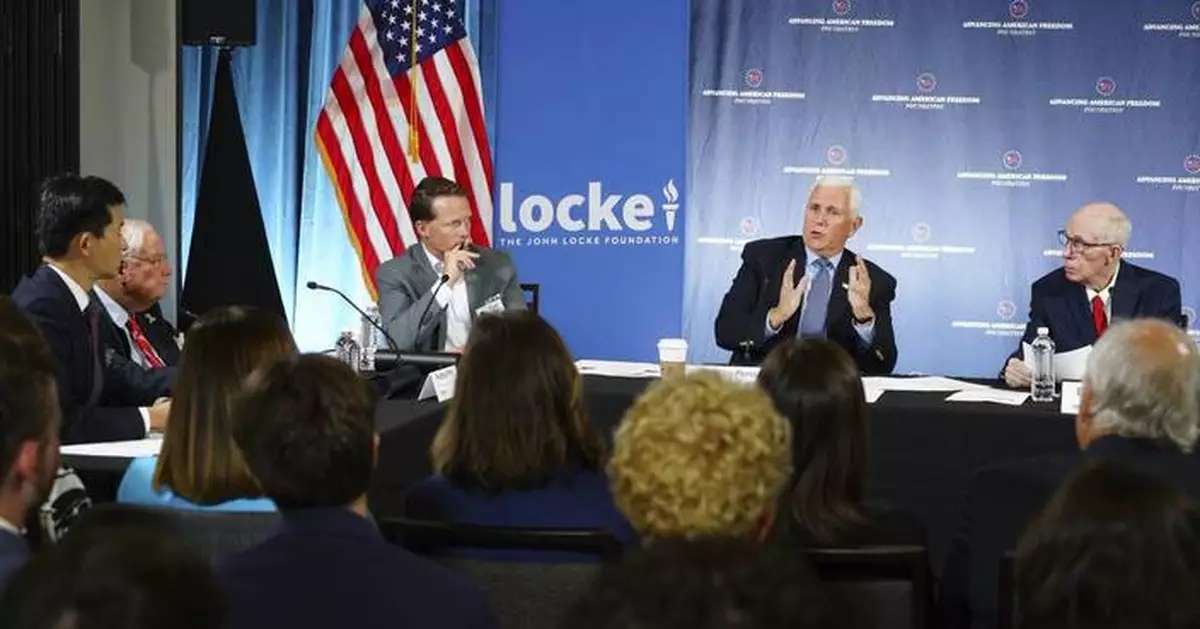 Pence speaks in North Carolina against broad Trump tariffs and praises House on tax bill