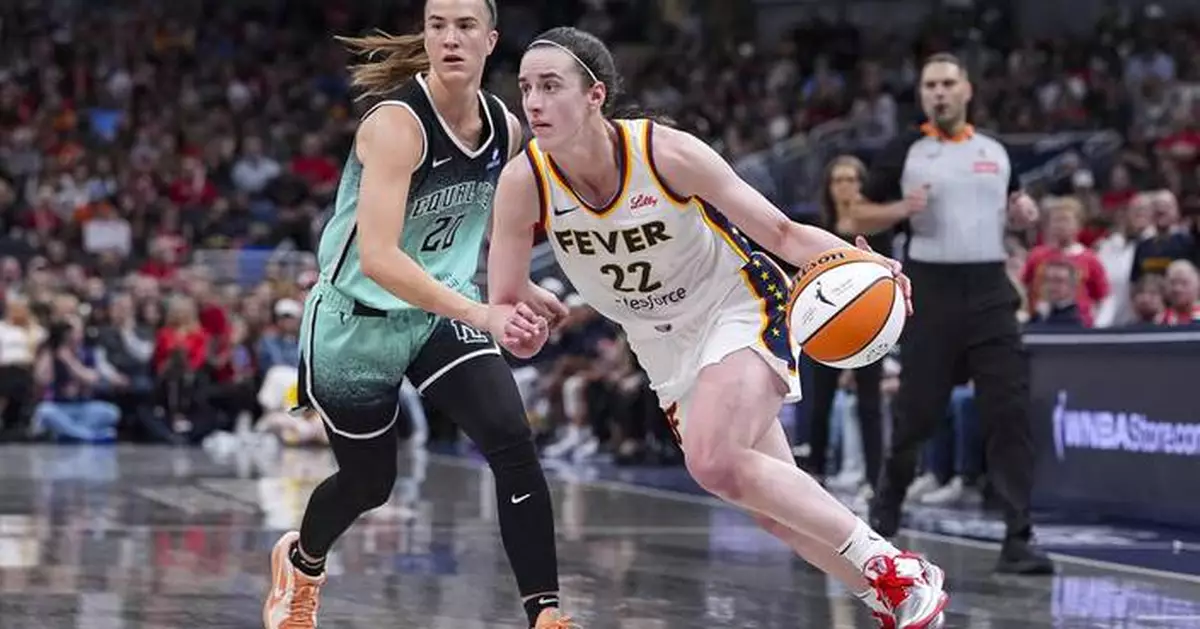 Fever star Caitlin Clark out at least 2 weeks with left quad strain