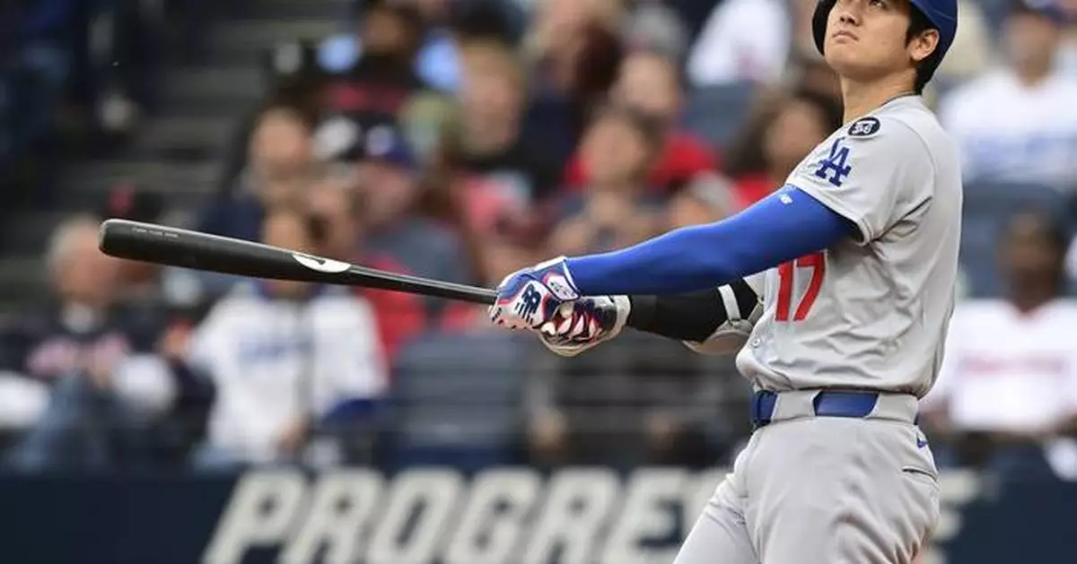 Ohtani hits major league-leading 20th home run in Dodgers' 9-5 victory over Guardians