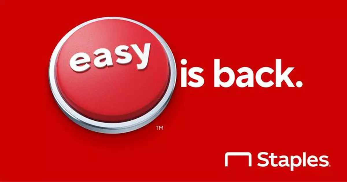 Staples Brings Back the Iconic Easy Button for its 20th Anniversary