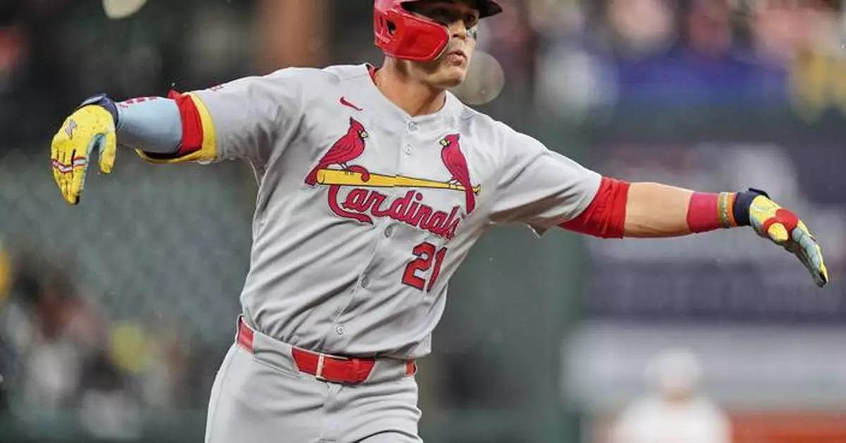 Arenado's tiebreaking homer in the 8th helps the Cardinals beat the Orioles 7-4