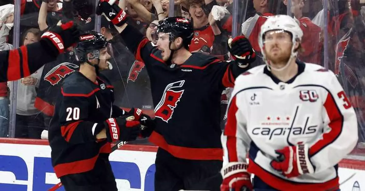 Goals by Svechnikov, Roslovic jolt the Hurricanes in Game 3 playoff win against the Capitals