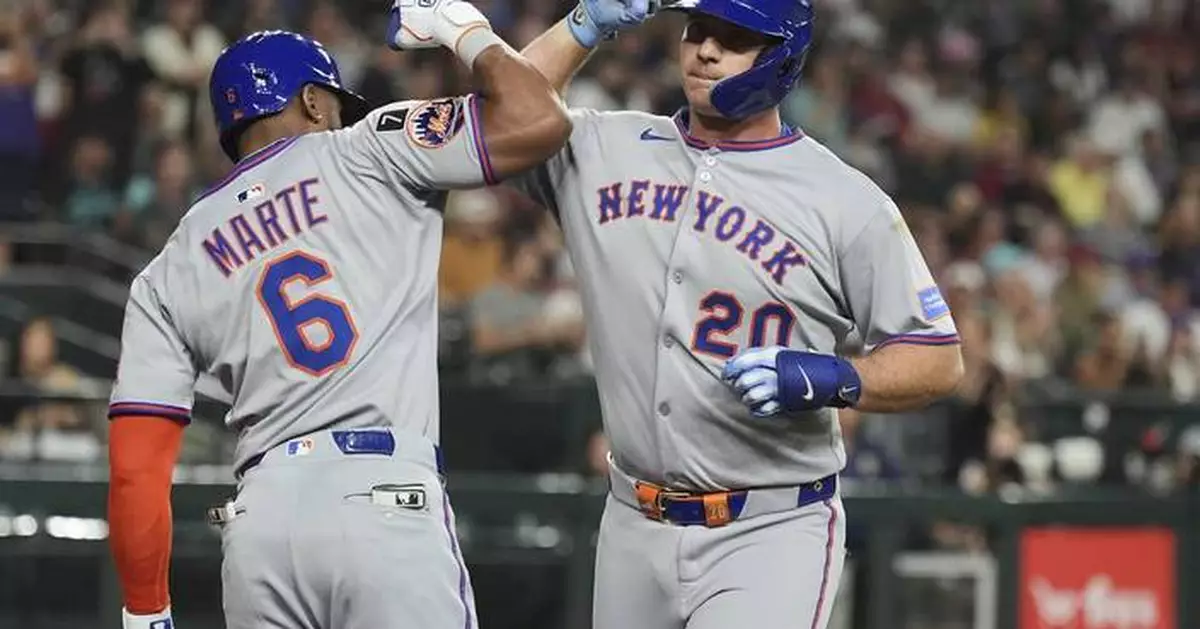 Lindor and Alonso go deep for the Mets, who hold on late for a 5-4 win over the Diamondbacks