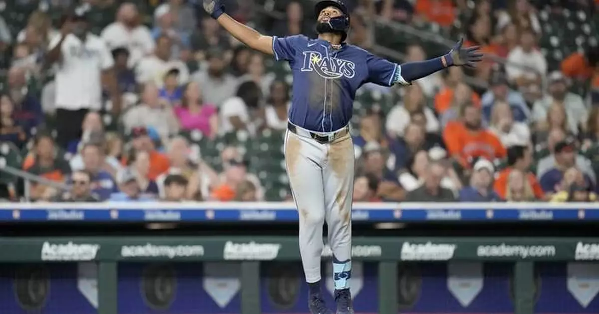 Junior Caminero's 6 RBIs power Rays past Astros, ending Houston's 4-game win streak