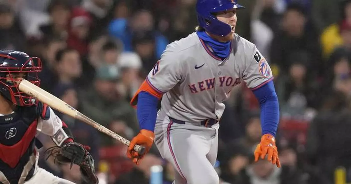 Baty's 3 RBIs help Mets beat Red Sox 5-1 and avoid a three-game sweep