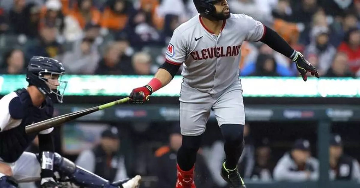 Santana's 2-run double, Bibee's 7 scoreless innings help Guardians beat Tigers 7-0 in ALDS rematch