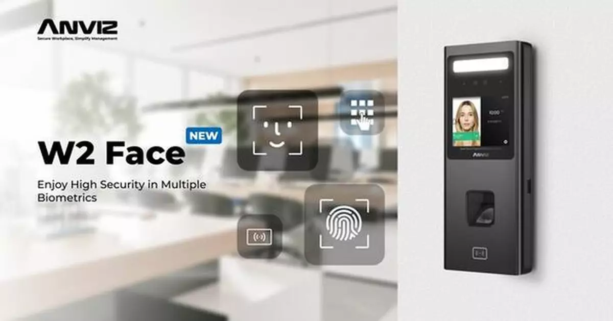 Anviz Introduces W2 Face: Comprehensive Biometric Access Control Solution for Modern Enterprises