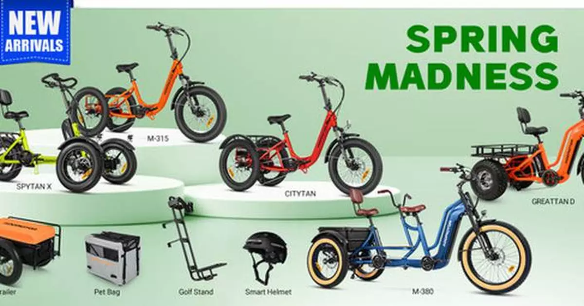 Addmotor Unveils its 2025 Electric Trike Lineup, Redefining Mobility with Innovation and Versatility