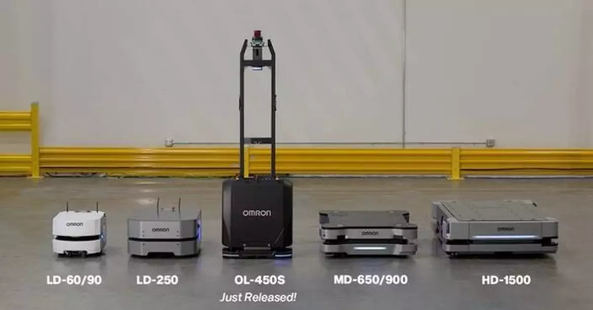 OMRON Introduces the OL-450S – A Complete Autonomous Mobile Robot Solution for Material Handling