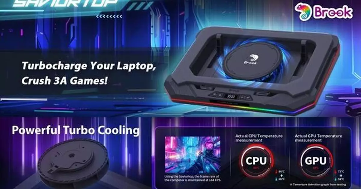 Born for Gaming: Brook Saviortop Gaming Laptop Cooler Launches!