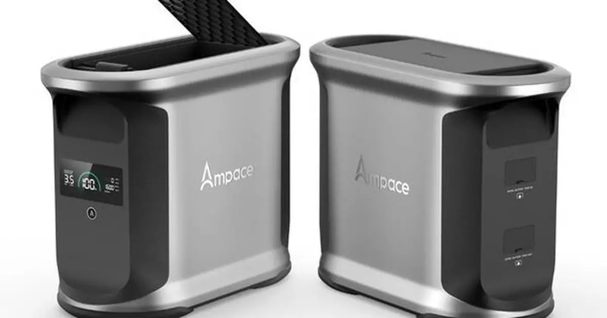 Ampace Unveils Powerful New Battery System Ahead of Summer Storm Season Offering Week-Long Emergency Power for Families