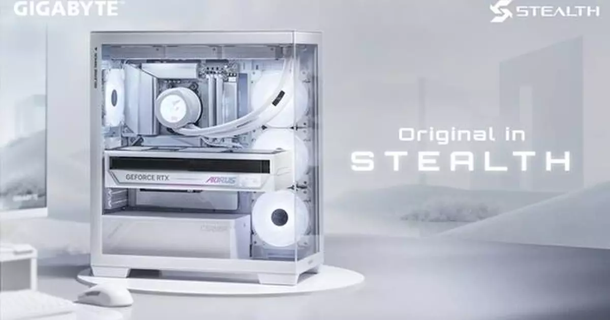 Original in STEALTH: GIGABYTE Unveils STEALTH ICE Series with AMD X870, B850 Motherboards and NVIDIA GeForce RTX 5090 Graphics Card