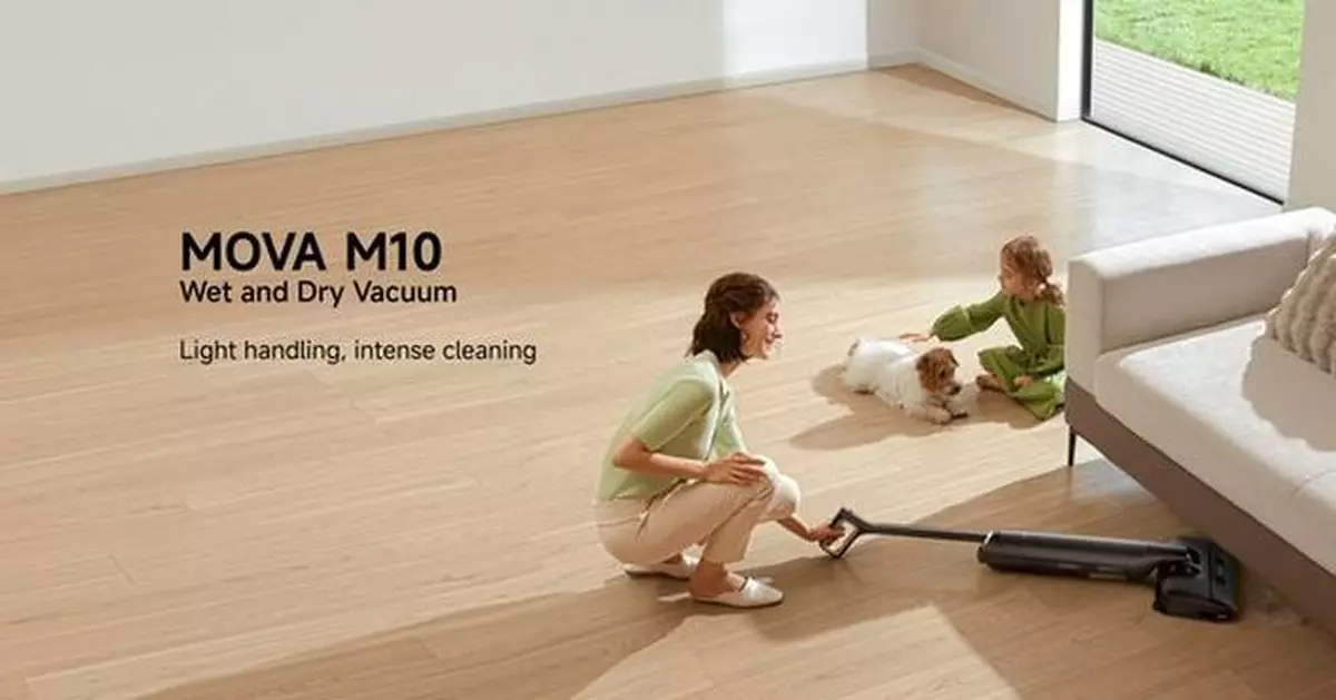 MOVA Introduces M10 - Powerful, Self-Cleaning Wet and Dry Vacuum