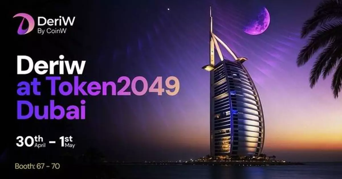DeriW Dominates Token2049 Dubai with Gasless, 80K TPS Perpetual DEX
