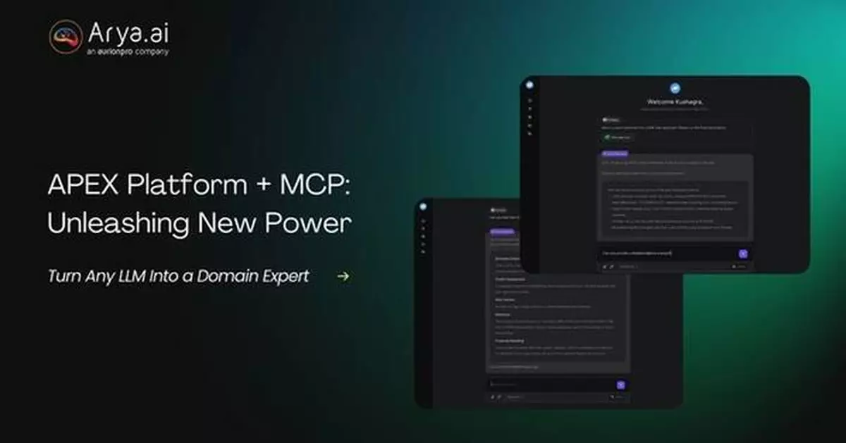 Arya.ai Unveils MCP Applications to Transform Generic LLMs into Domain-Specific Experts