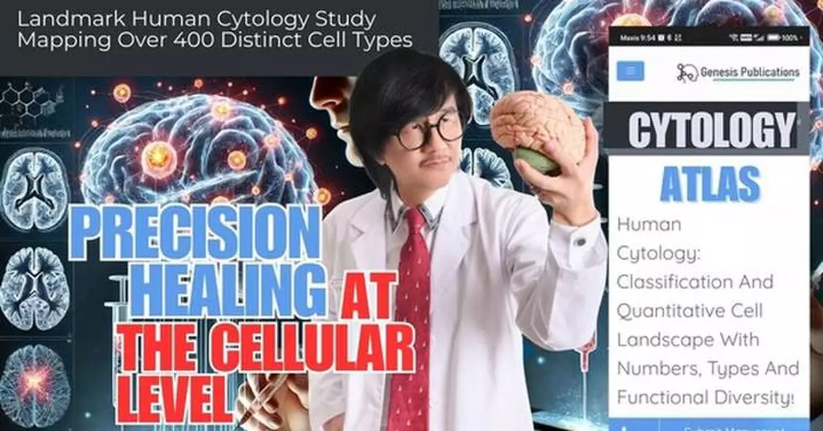 Prof. Mike Chan's Precision Medicine Vision Validated by Landmark Human Cytology Study Mapping Over 400 Distinct Cell Types – with Special Focus on the Brain