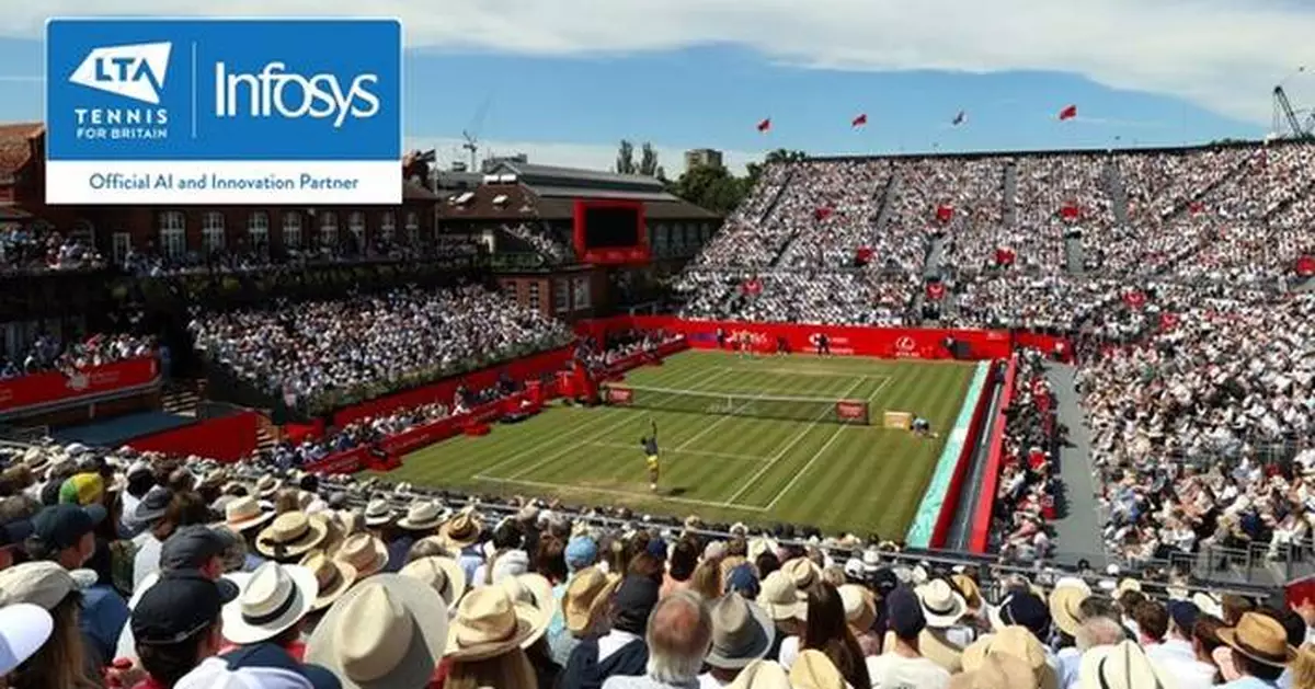 Infosys and LTA Sign Strategic Technology Partnership for the Historic Tournament at Queens Club, London