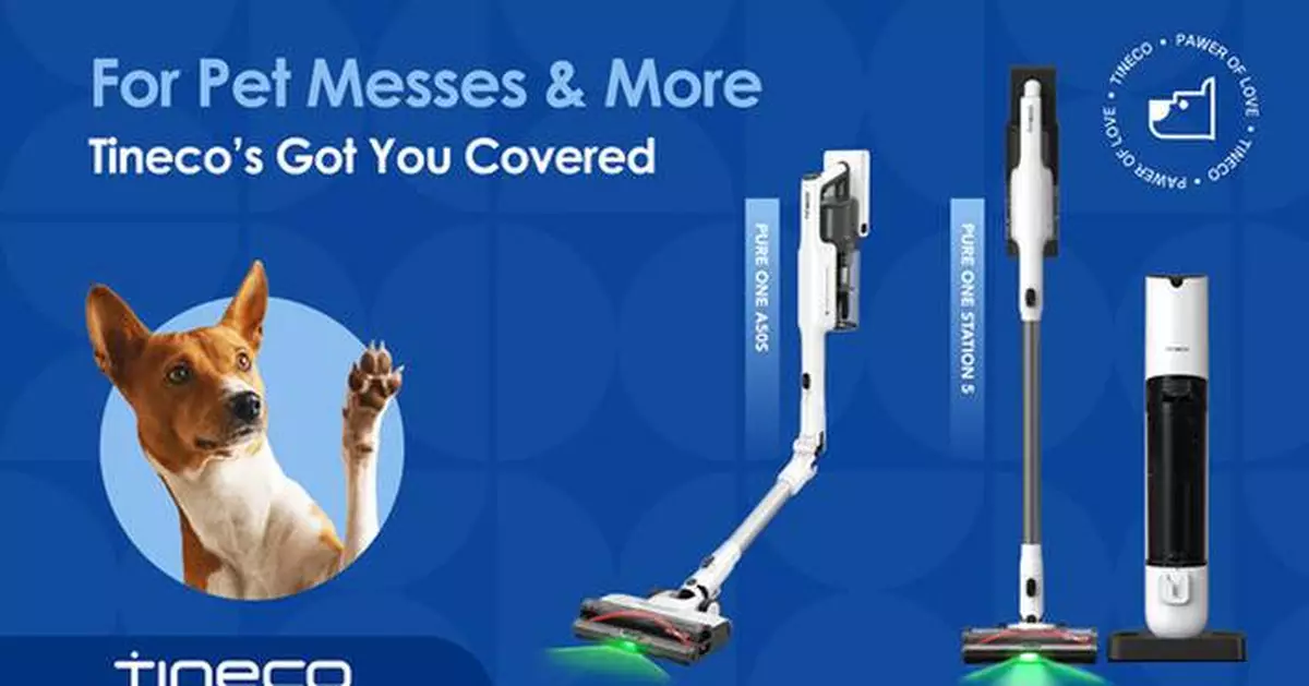 Tineco Announces Exclusive Amazon Pet Day Deals on Powerful Vacuums Perfect for Pet Owners