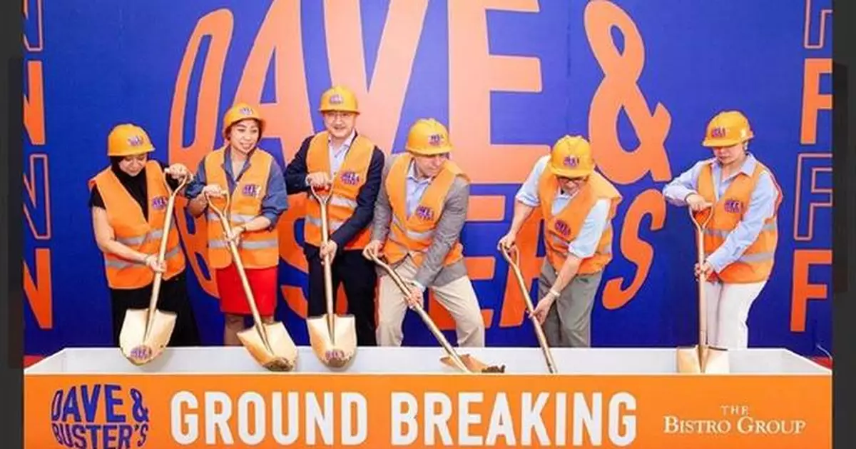 Dave &amp; Buster's Breaks Ground on First Location in the Philippines at Opus Mall