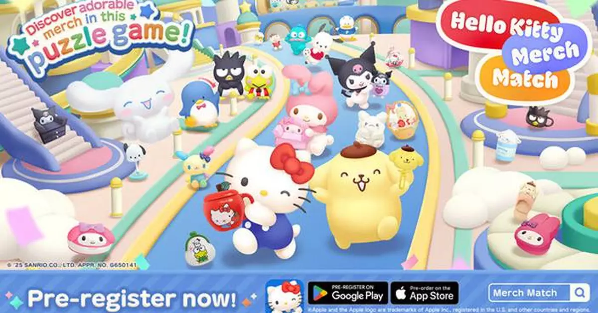 "Hello Kitty Merch Match" Launching in 144 countries and regions worldwide in Summer 2025