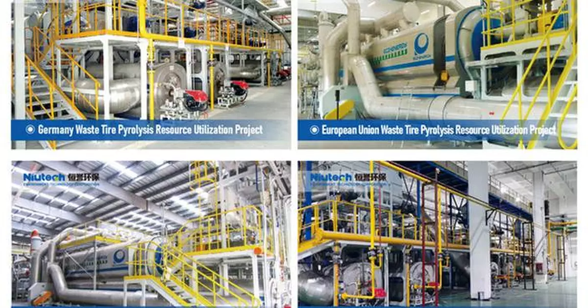 Cutting-Edge Pyrolysis Technology | Niutech's Continuous Intelligent Equipment Achieves the "Ultimate Disposal" of Scrap Tires!