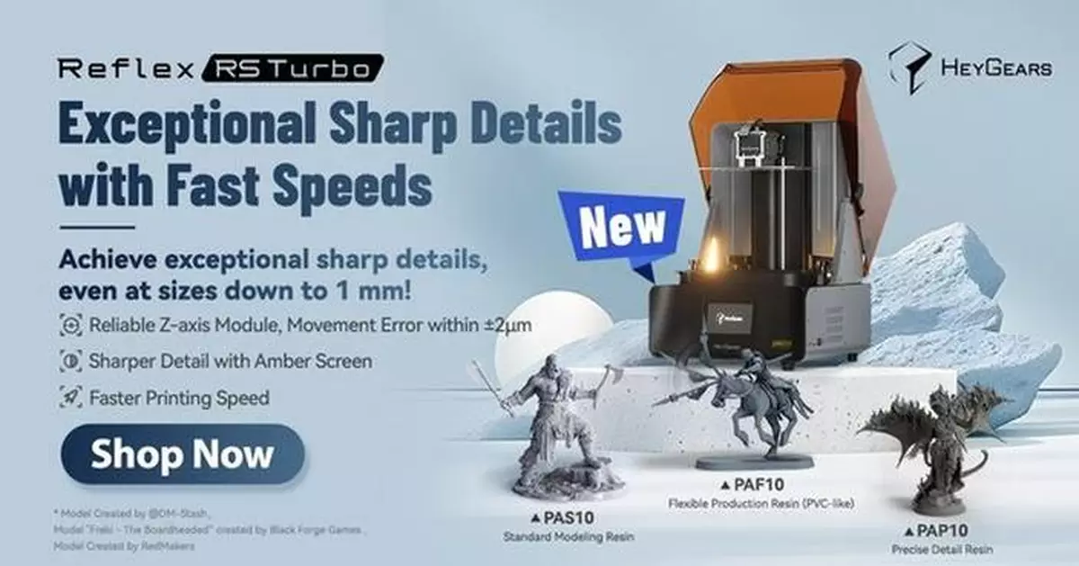 HeyGears Launches UltraCraft Reflex RS Turbo with Enhanced Screen Technology