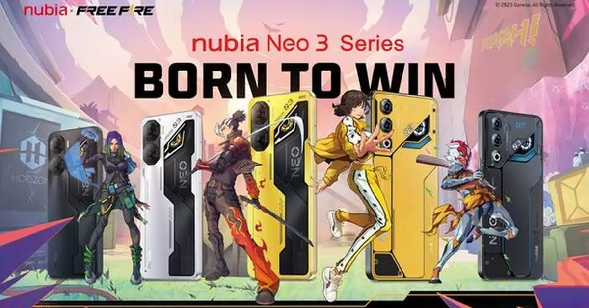 Born to Win: nubia Neo 3 series named Official Co-Branded Gaming Smartphone for Garena Free Fire
