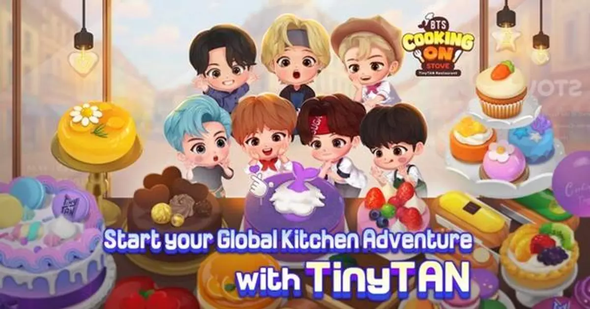 Smilegate Megaport Launches Cooking Adventure Game 'BTS Cooking On STOVE: TinyTAN Restaurant' Worldwide