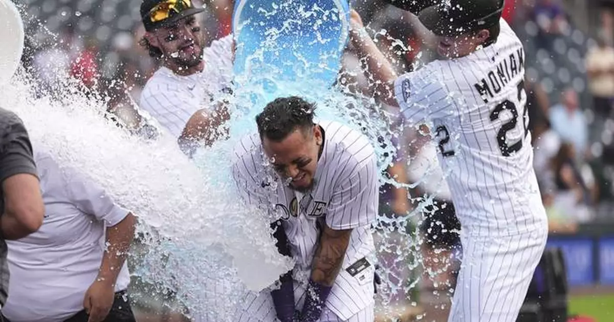 Arcia has 2-run single in 9th to rally Rockies to 8-7 win over Giants