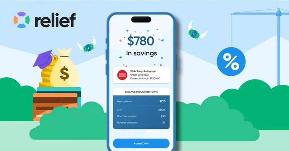 Relief Secures Strategic Investment from the Largest Debt Settlement Company in the US, National Debt Relief