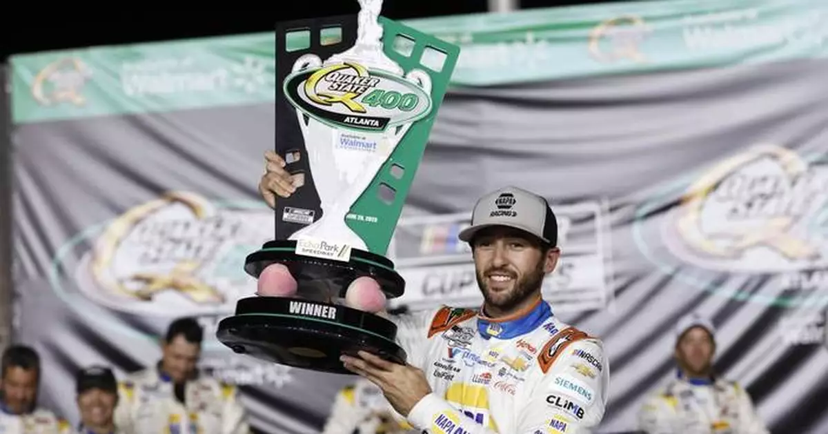 Elliott is in position to contend for 2nd NASCAR title following 'surreal' last-lap win in Atlanta