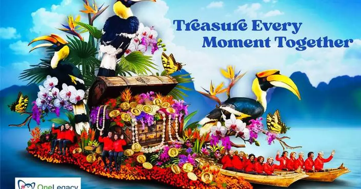 OneLegacy’s Donate Life Rose Parade® Float Announces Its 2026 Float Theme, Treasure Every Moment Together