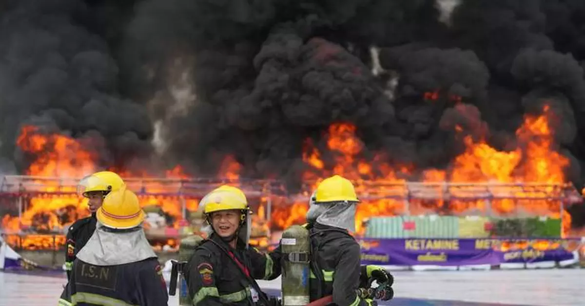 Myanmar burns confiscated drugs worth around $300 million