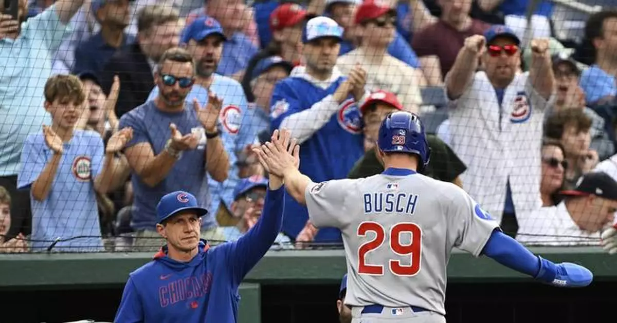 Busch's big day propels Cubs to 8-3 win over Nationals