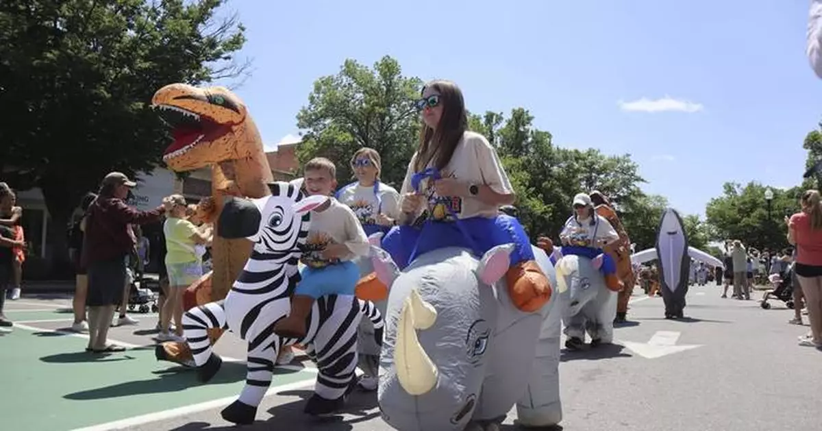 New Hampshire city in 'Jumanji' marks 30th anniversary with animal costume race